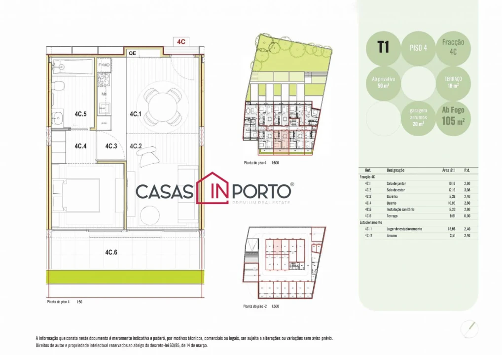Apartamento T1 para Venda em Ramalde Foto 4