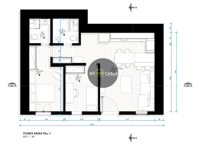Moradia T2 para Venda em Fanhões Foto 18