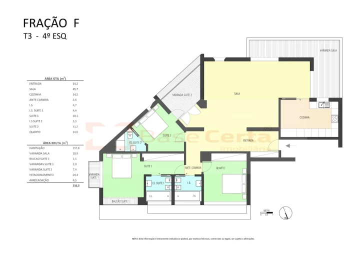 Apartamento T3 para Venda em Santa Clara Foto 15