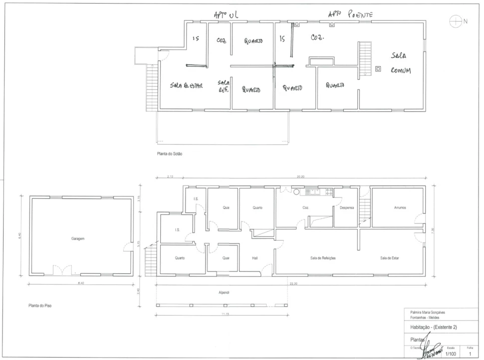 Quinta T8 para Venda em Melides Planta 3