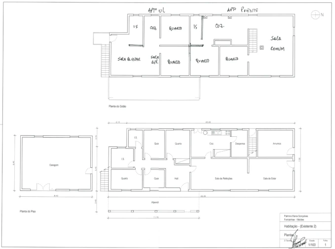 Quinta T8 para Venda em Melides Planta 3