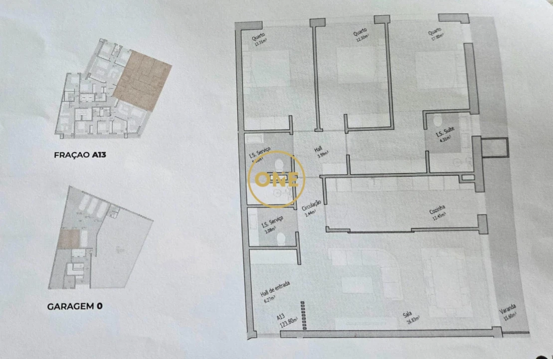 Apartamento T3 para Venda em Bougado (São Martinho e Santiago) Foto 14