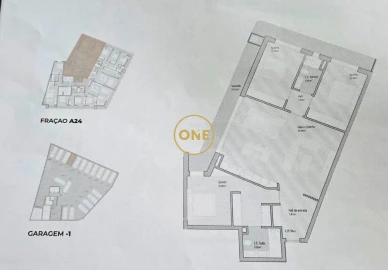 Apartamento T3 para Venda em Bougado (São Martinho e Santiago)