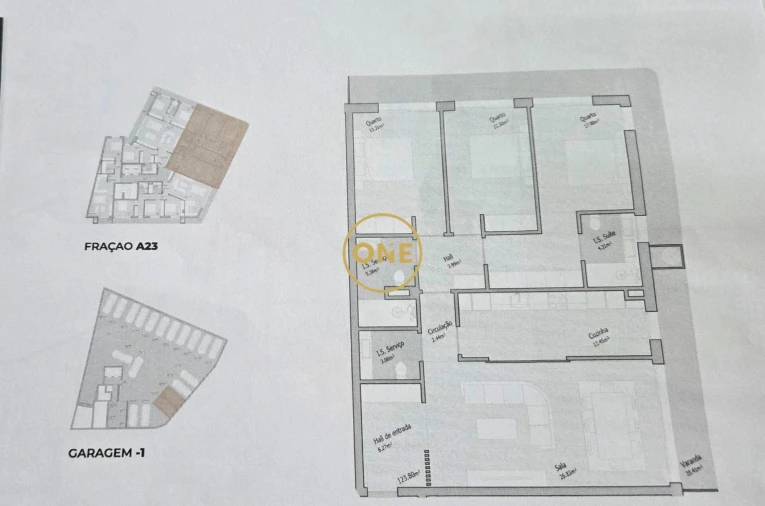 Apartamento T3 para Venda em Bougado (São Martinho e Santiago) Foto 14