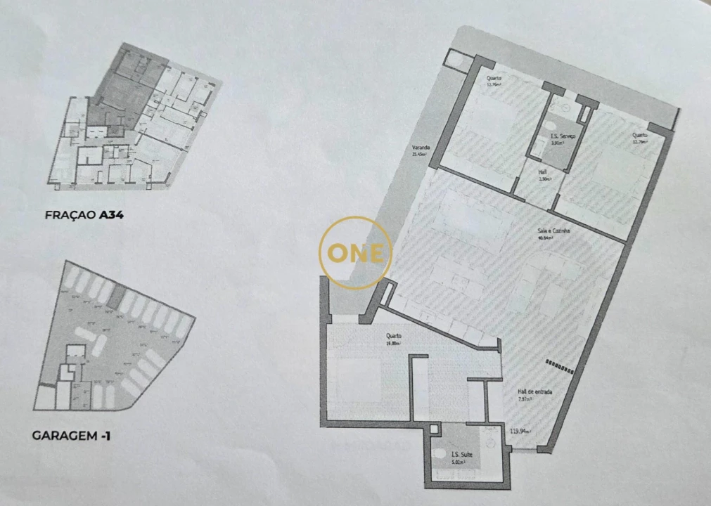 Apartamento T3 para Venda em Bougado (São Martinho e Santiago) Foto 14
