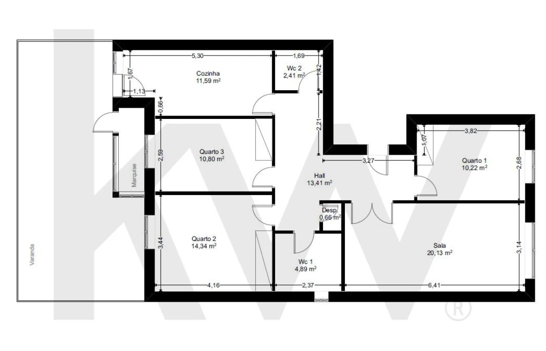 Apartamento T3 para Venda em Subportela, Deocriste e Portela Susã Foto 30