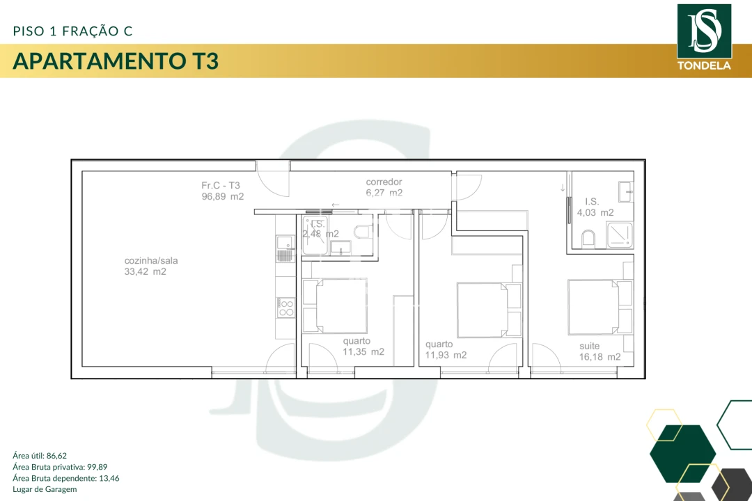 Apartamento T3 para Venda em Tondela e Nandufe Foto 14