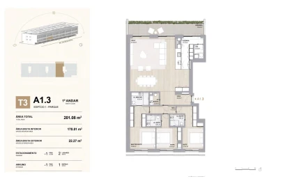 Apartamento T3 para Venda em Aldoar, Foz do Douro e Nevogilde