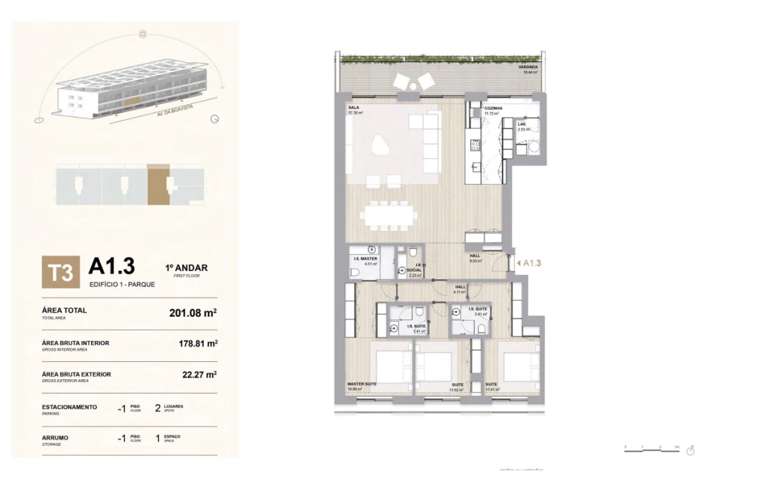 Apartamento T3 para Venda em Aldoar, Foz do Douro e Nevogilde Foto 28