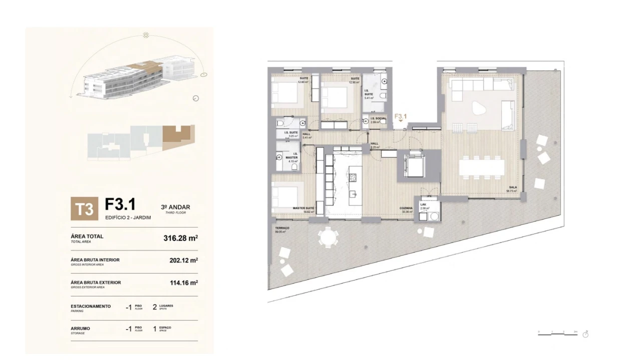 Apartamento T3 para Venda em Aldoar, Foz do Douro e Nevogilde Foto 28