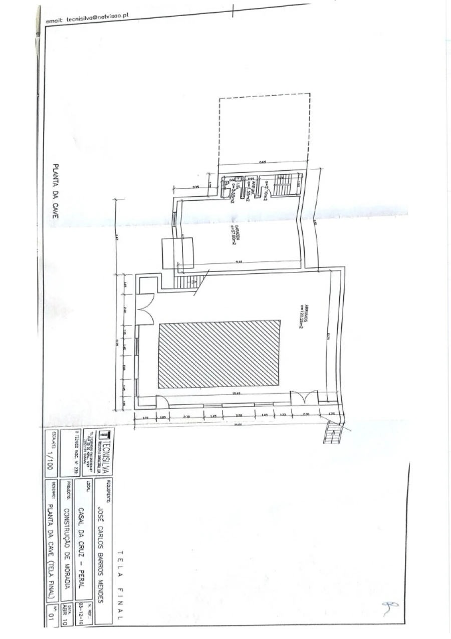 Moradia T5 para Venda em Peral Planta 1