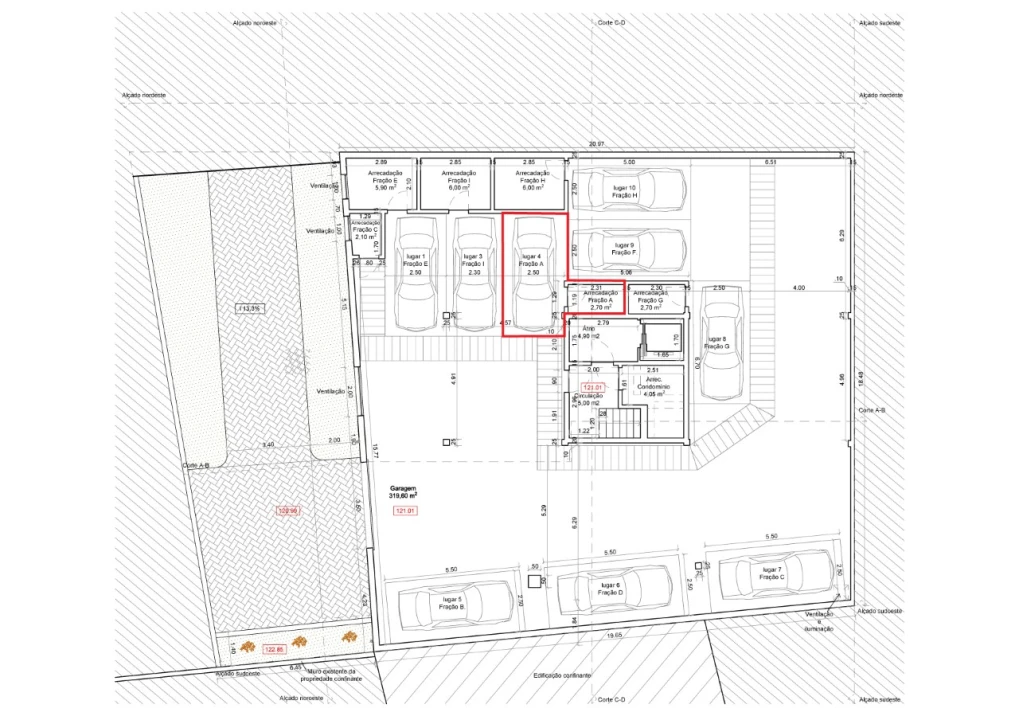 Apartamento T3 para Venda em Nazare Planta 3