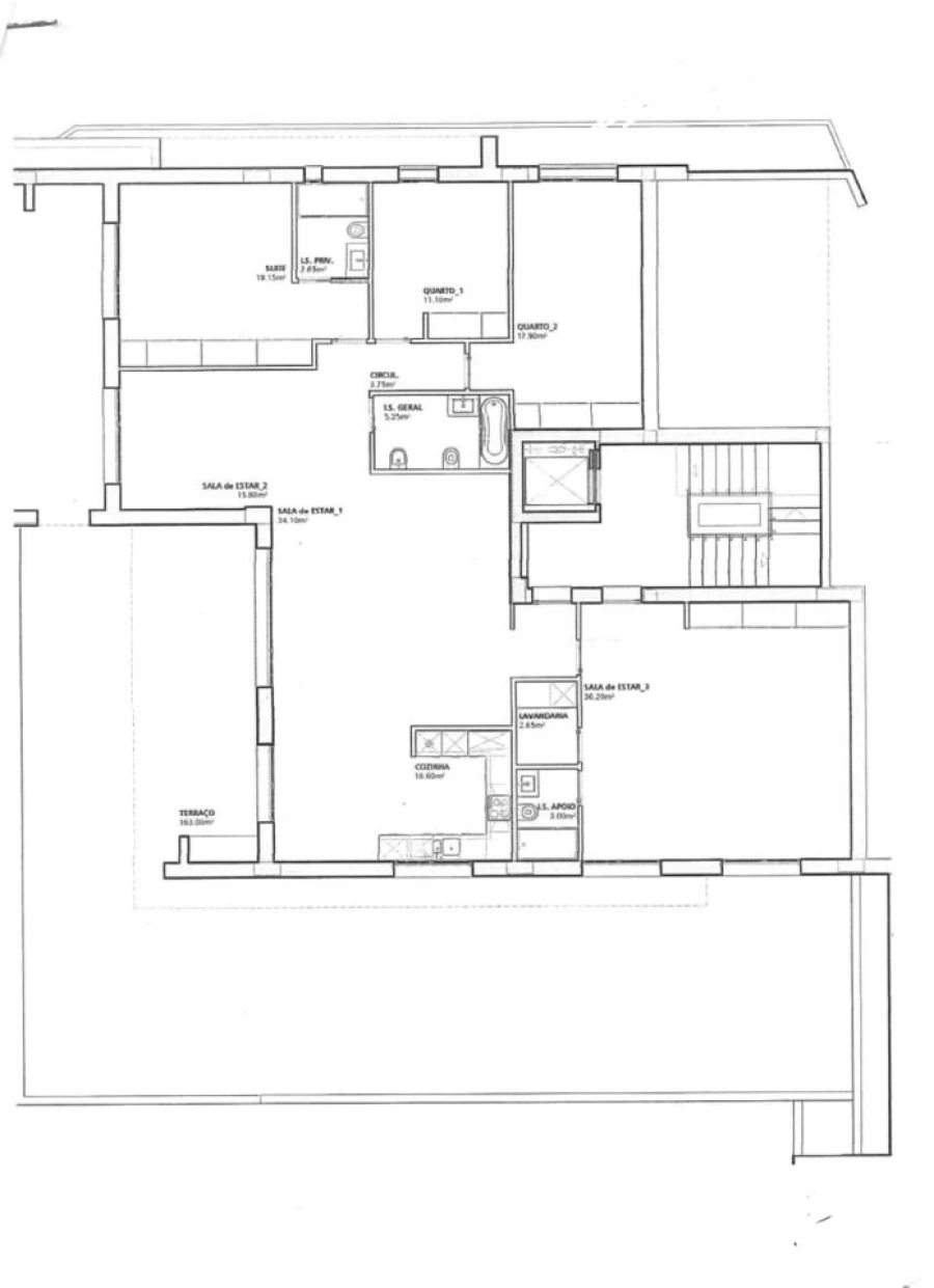 Apartamento T4 para Venda em Nazare Planta 1