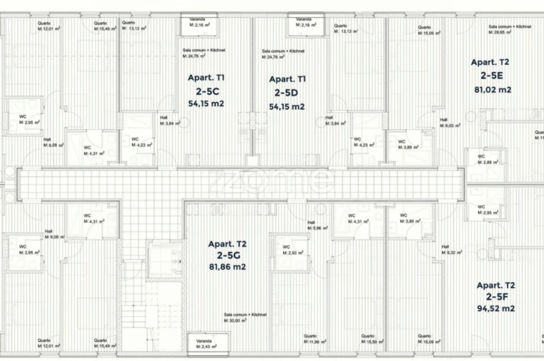 Apartamento T2 para Venda em Custóias, Leça do Balio e Guifões Foto 14