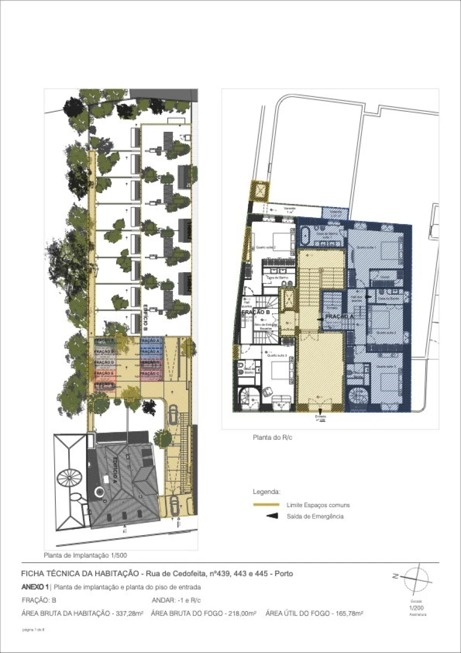 Apartamento T3 para Venda em Cedofeita, Santo Ildefonso, Sé, Miragaia, São Nicolau e Vitória Planta 1