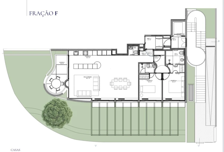 Apartamento T2 para Venda em Aldoar, Foz do Douro e Nevogilde Planta 1