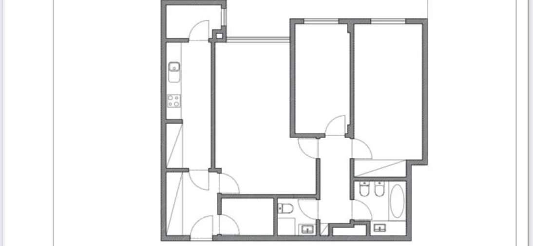 Apartamento T2 para Venda em Aldoar, Foz do Douro e Nevogilde Planta 1