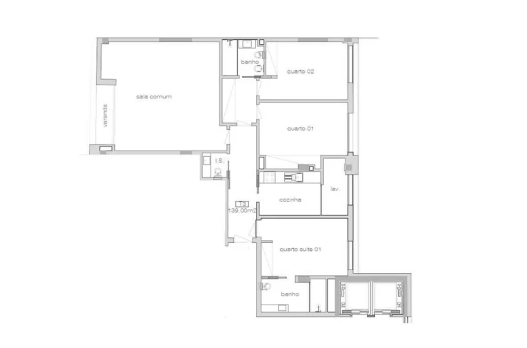 Apartamento T3 para Venda em Cedofeita, Santo Ildefonso, Sé, Miragaia, São Nicolau e Vitória Planta 1