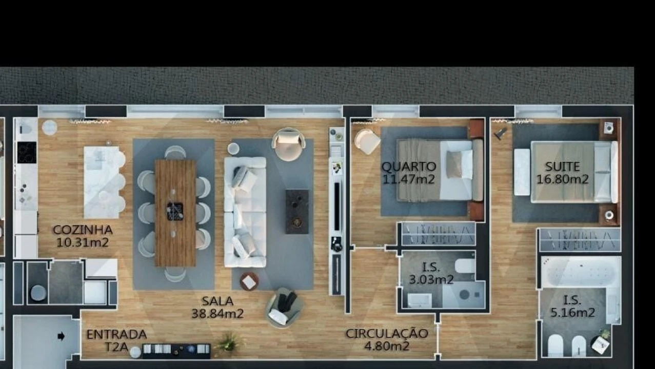 Apartamento T2 para Venda em Campolide Foto 16