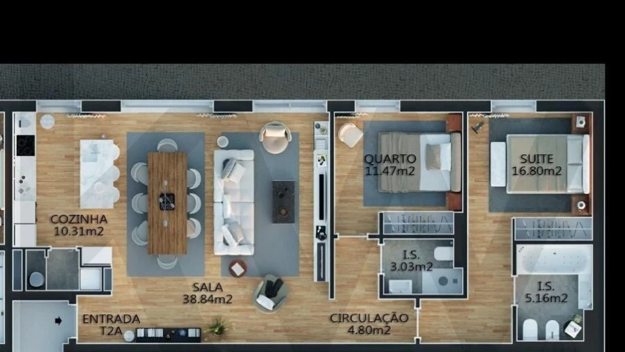Apartamento T2 para Venda em Campolide Foto 16
