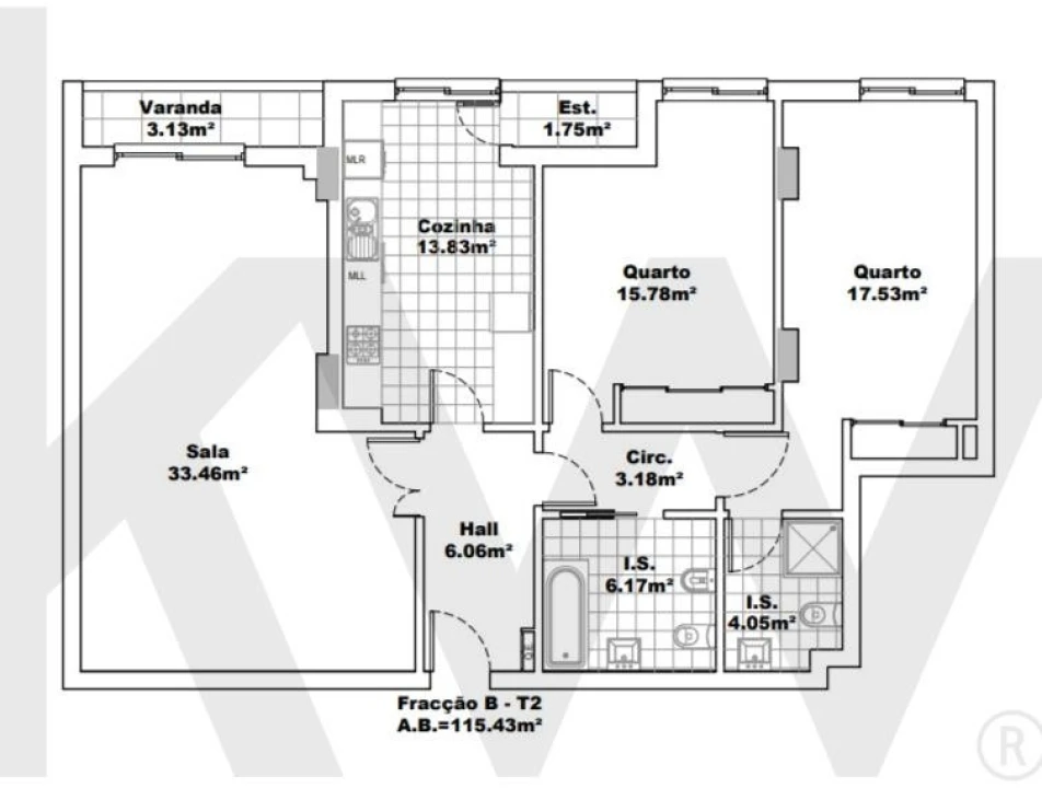 Apartamento T2 para Venda em São Domingos de Benfica Foto 33