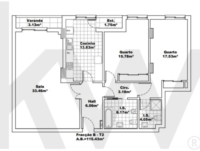 Apartamento T2 para Venda em São Domingos de Benfica Foto 33