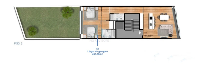 Apartamento T2 para Venda em Cedofeita, Santo Ildefonso, Sé, Miragaia, São Nicolau e Vitória