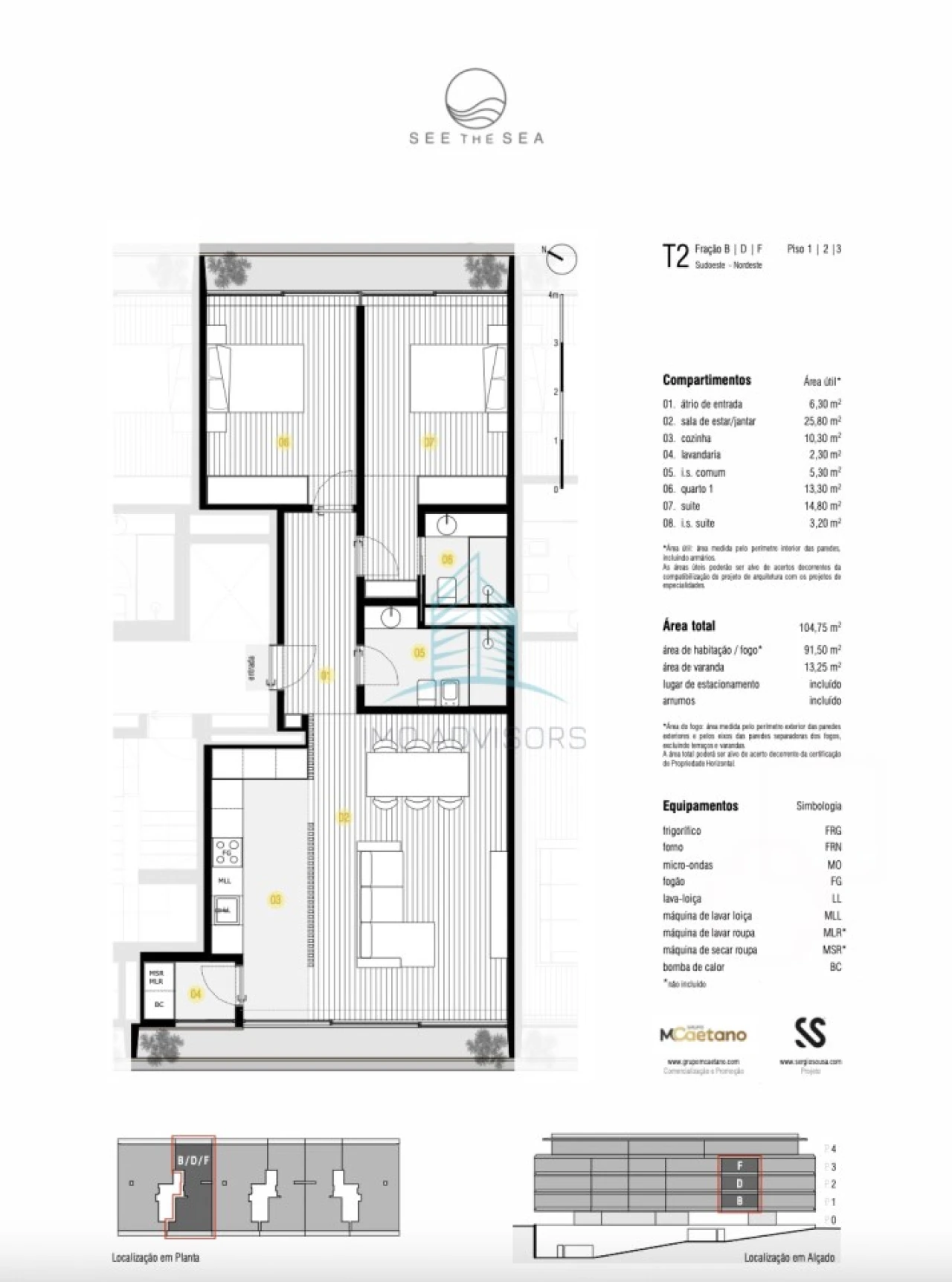 Apartamento T2 para Venda em Canidelo Foto 4