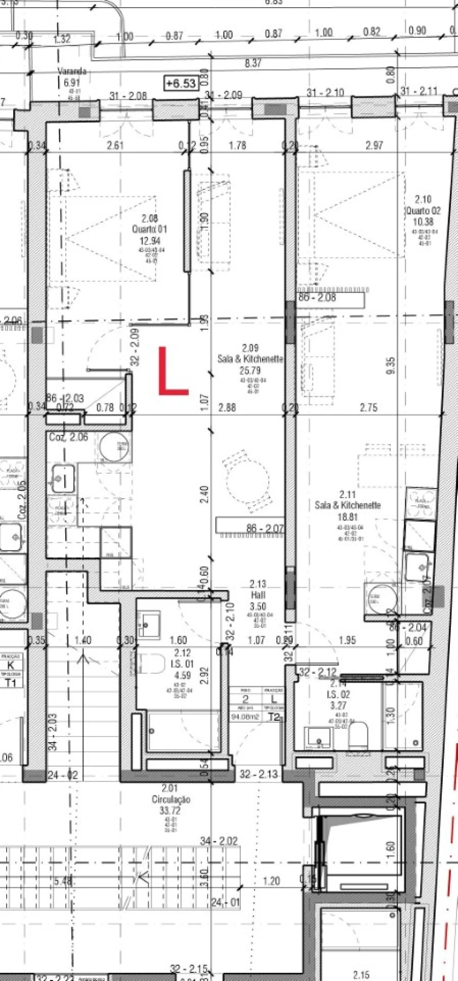 Apartamento T2 para Venda em Cedofeita, Santo Ildefonso, Sé, Miragaia, São Nicolau e Vitória Planta 1