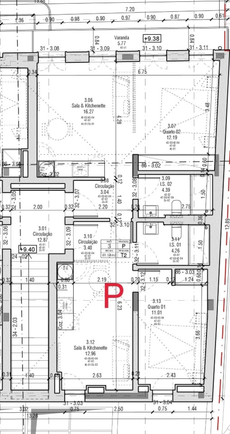 Apartamento T2 para Venda em Cedofeita, Santo Ildefonso, Sé, Miragaia, São Nicolau e Vitória Planta 1
