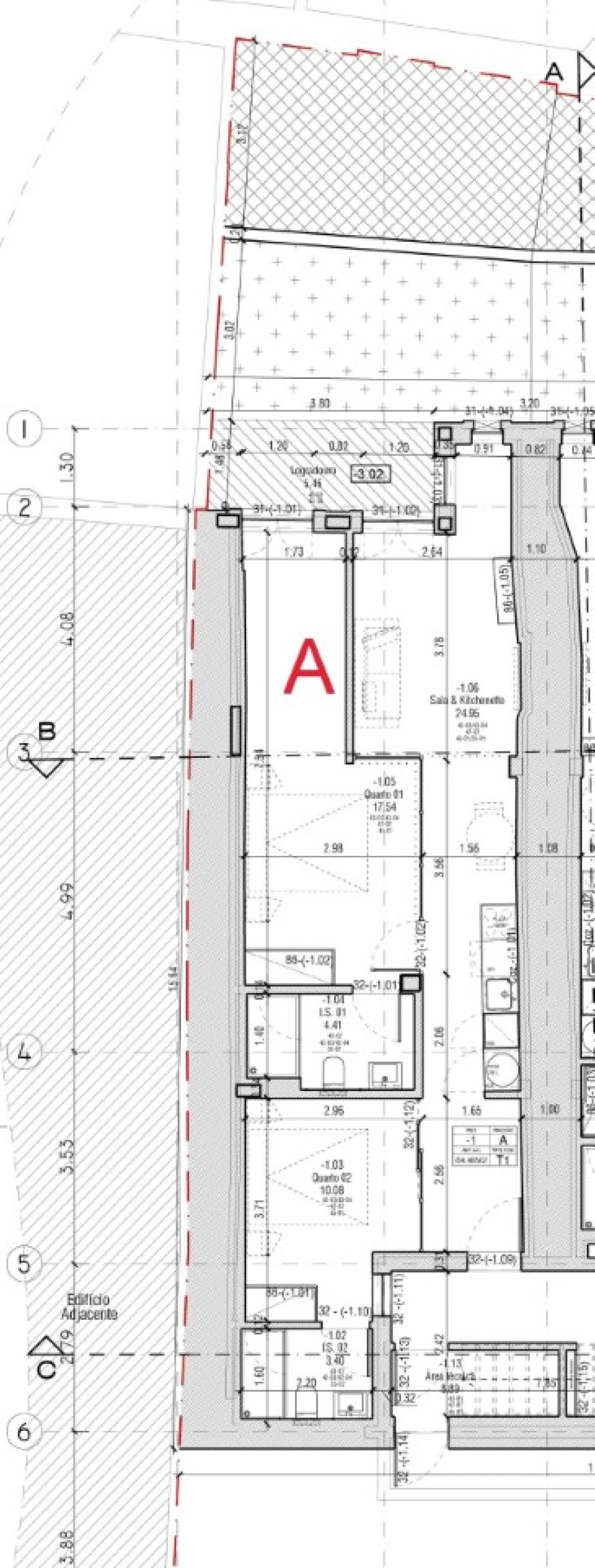 Apartamento T1 para Venda em Cedofeita, Santo Ildefonso, Sé, Miragaia, São Nicolau e Vitória Planta 1