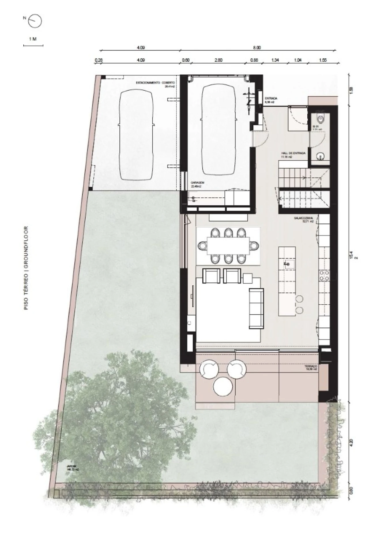 Moradia T4 para Venda em Madalena Planta 2