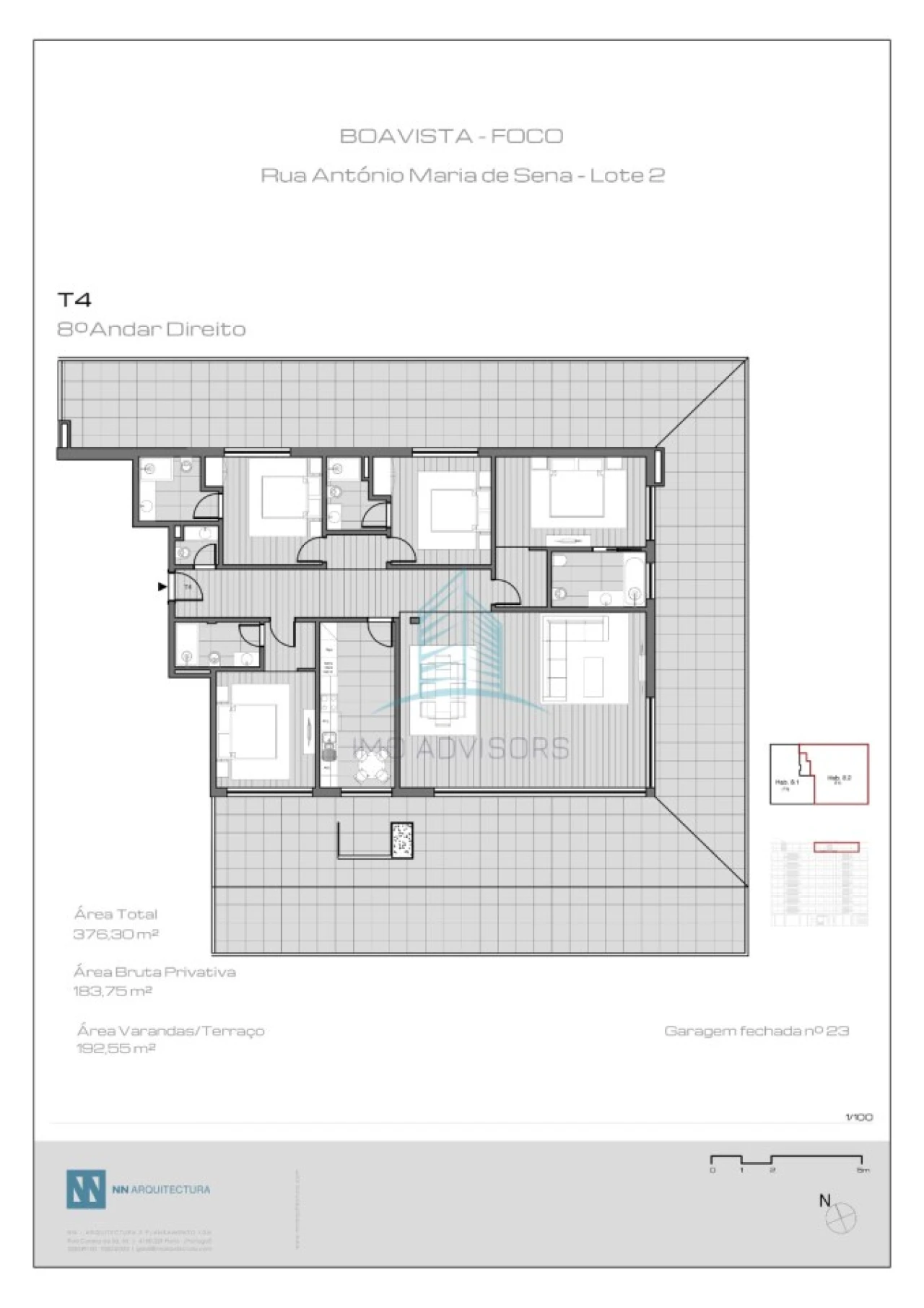 Apartamento T4 para Venda em Ramalde Foto 6