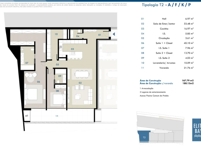 Apartamento T2 para Venda em Camara de Lobos Planta 1