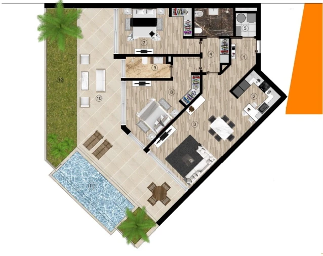 Apartamento T2 para Venda em Funchal (Santa Luzia) Planta 1
