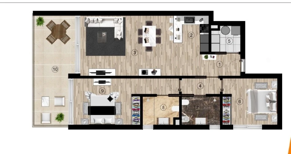 Apartamento T2 para Venda em Funchal (Santa Luzia) Planta 1