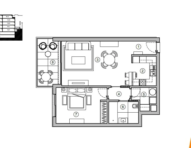 Apartamento T1 para Venda em Machico Planta 1