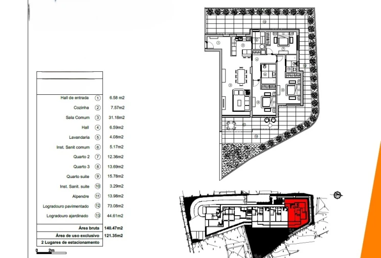 Apartamento T3 para Venda em Machico Planta 1