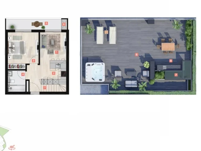 Apartamento T1 para Venda em Caniço Planta 1