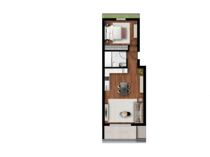 Apartamento T1 para Venda em Imaculado Coração de Maria Planta 1