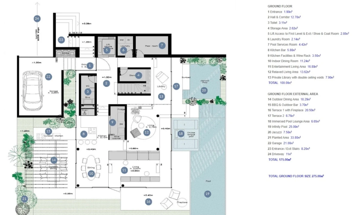 Moradia T3 para Venda em Tabua Planta 2