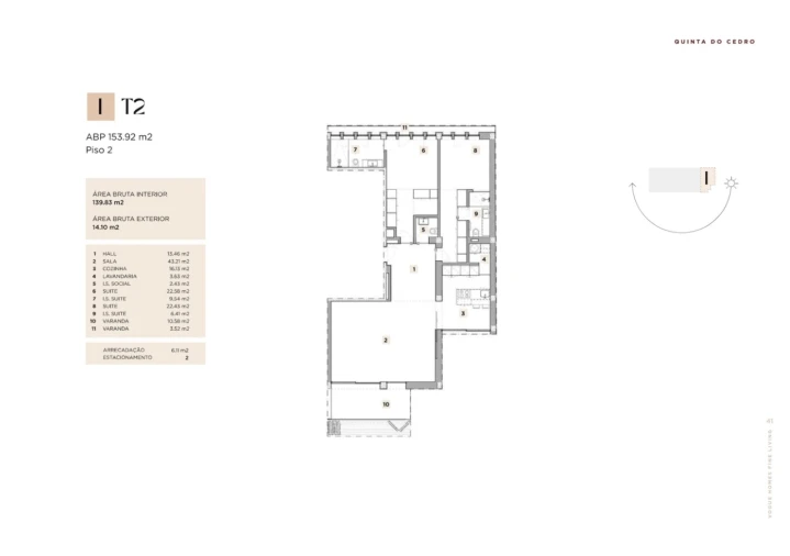 Apartamento T2 para Venda em Algés, Linda-A-Velha e Cruz Quebrada-Dafundo Planta 1