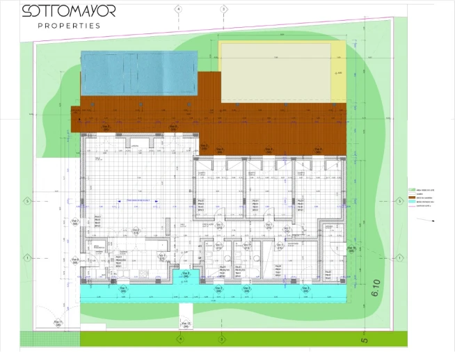 Quinta T4 para Venda em Comporta Planta 1