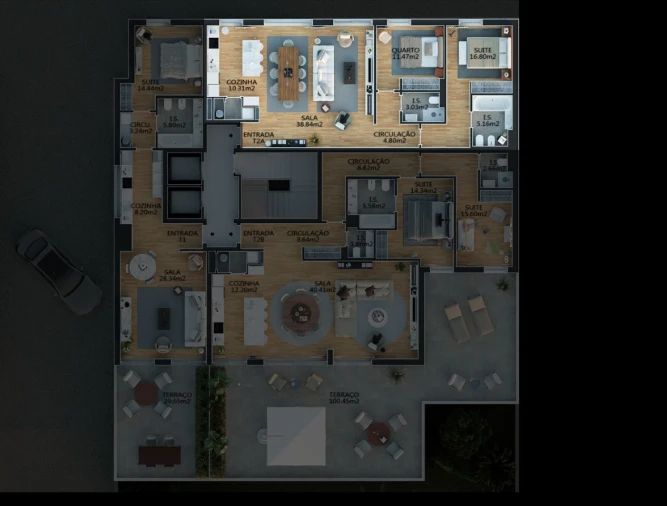 Apartamento T2 para Venda em Campolide Planta 1