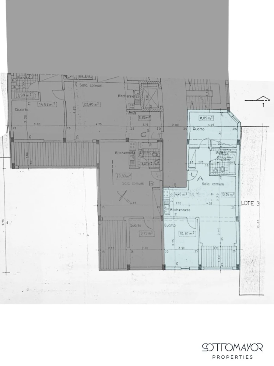 Apartamento T2 para Venda em Cascais e Estoril Planta 1