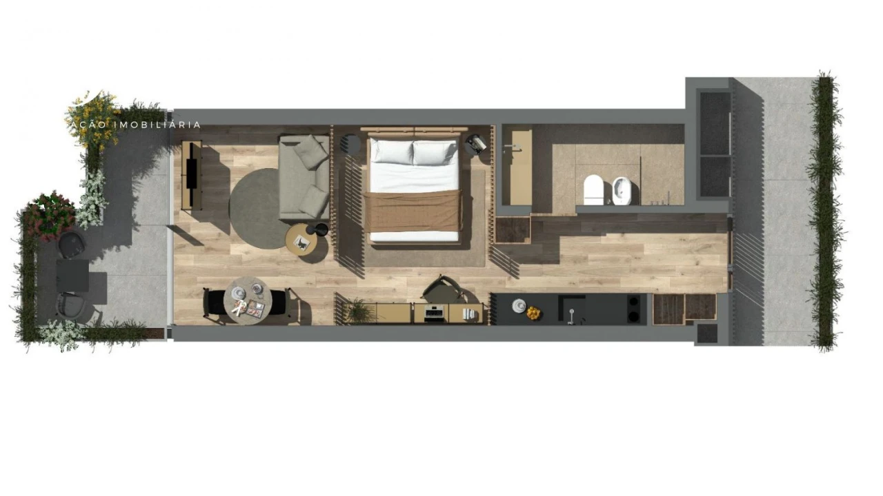 Apartamento T0 para Venda em São Mamede de Infesta e Senhora da Hora Foto 7