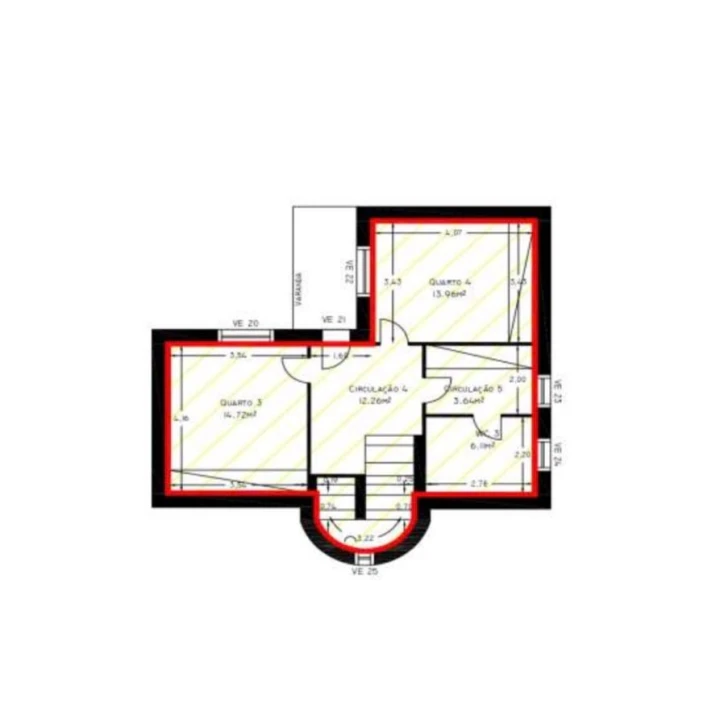 Moradia T3 para Venda em Seixas Planta 2