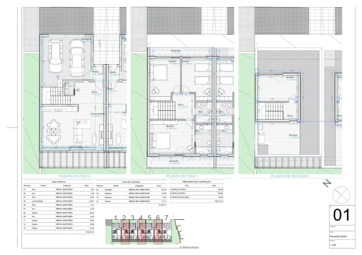 Moradia T3 para Venda em Vila Praia de Ancora Planta 1