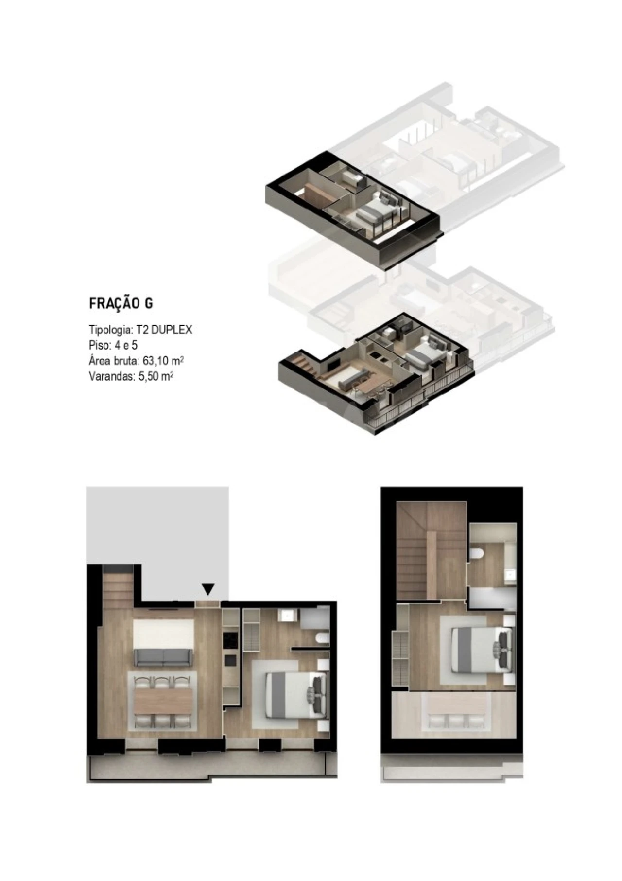 Apartamento T2 para Venda em Santa Maria Maior e Monserrate e Meadela Foto 2