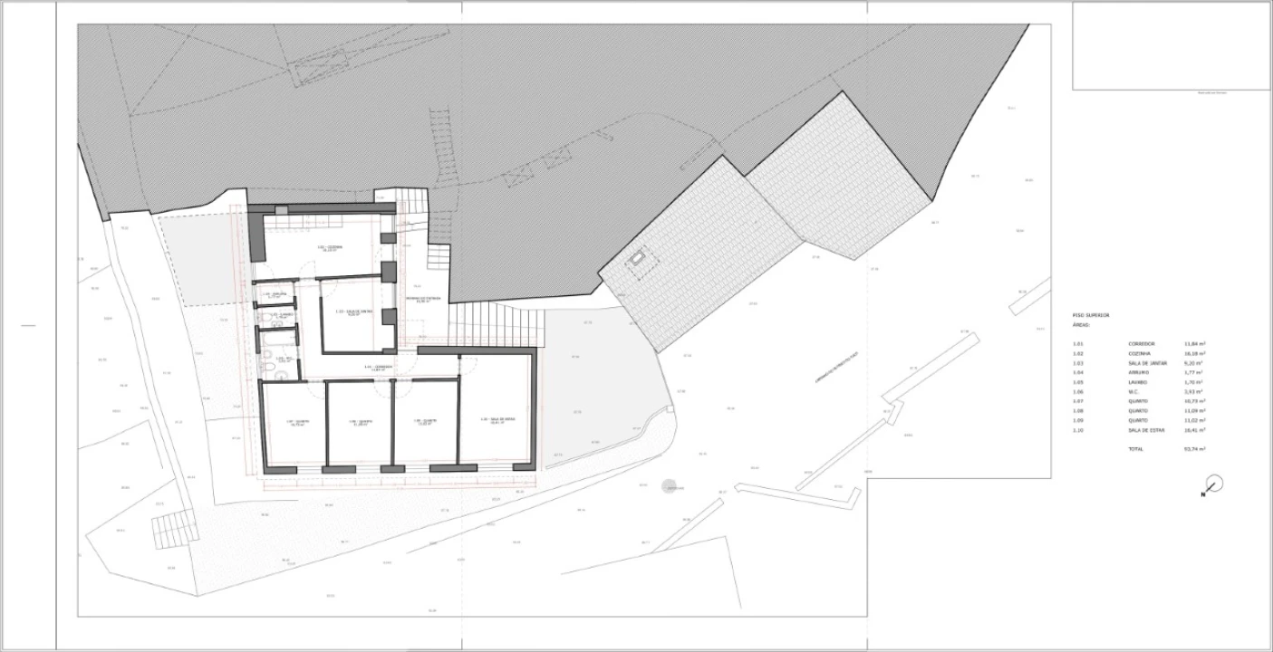 Moradia T3 para Venda em Lanhelas Planta 4